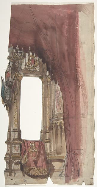 Design for a Stage Set at the Opéra, Paris