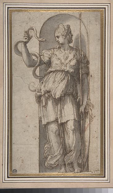 Study for Allegorical Figure of Prudence