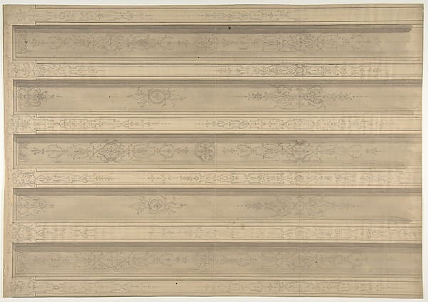 Design for Ceiling Decorations, Fontainebleau