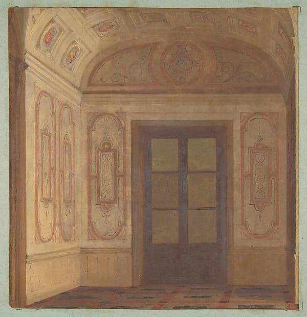 Design for the Vestibule of the Chateau de Lude (Sarthe)