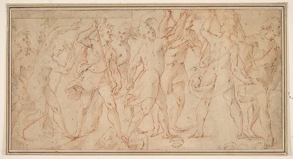 Procession of figures