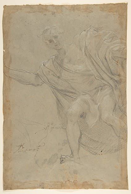 Standing Draped Male Figure