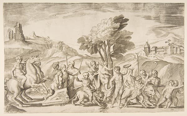 A children's bacchanal with animals