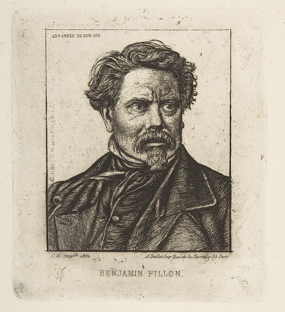 Benjamin Fillon, after a photograph