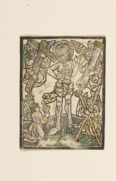 The Man of Sorrows with Angels