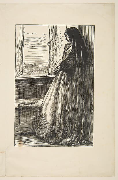 The Nun in "Count Burckhardt" (for "Once a Week," September 27, 1862)