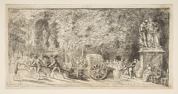 Scene in the Tuileries: The Watering Cart
