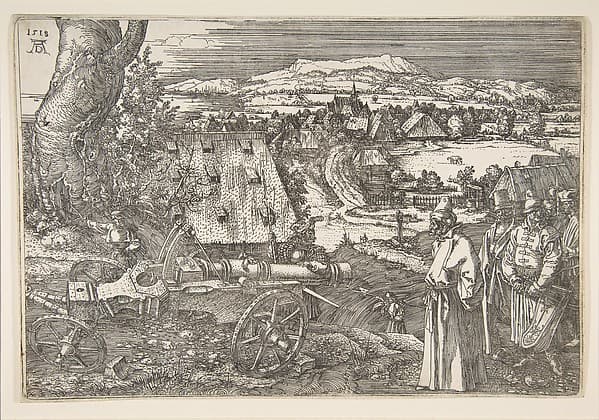 Landscape with a Cannon