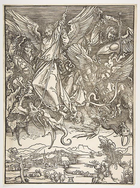 Saint Michael and the Dragon, from "The Apocalypse"