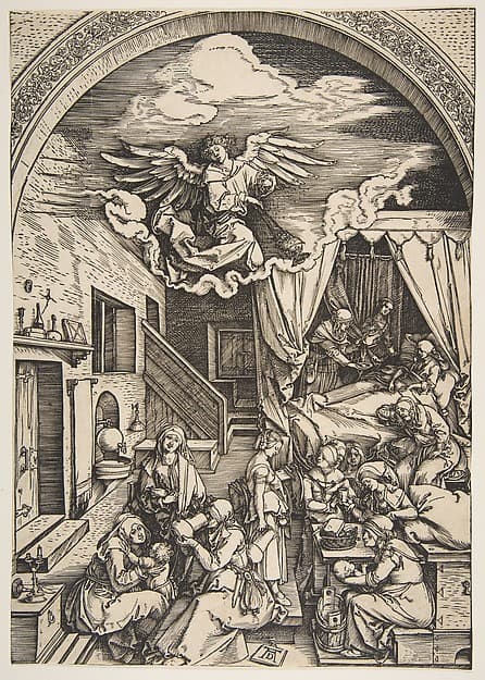The Birth of the Virgin, from "The Life of the Virgin"