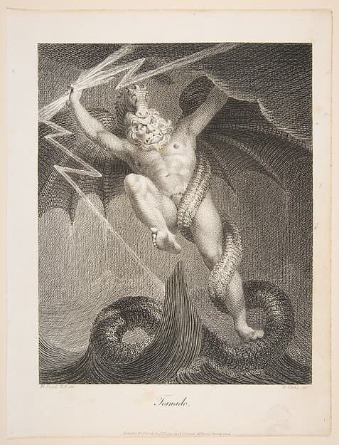 Tornado–Zeus Battling Typhon, from Erasmus Darwin's "Botanic Garden"