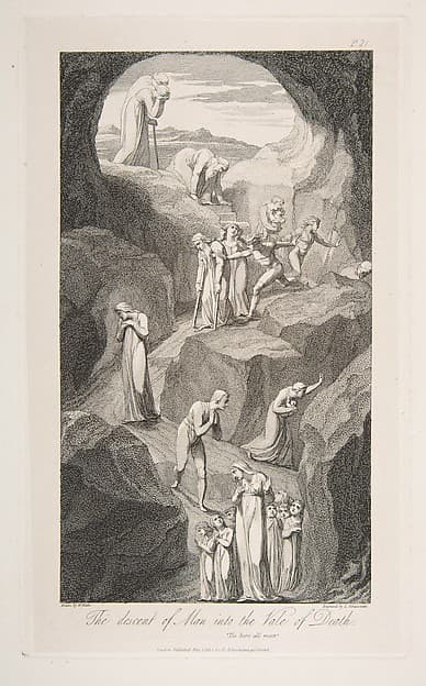 The Descent of Man into the Vale of Death, from "The Grave," a Poem by Robert Blair
