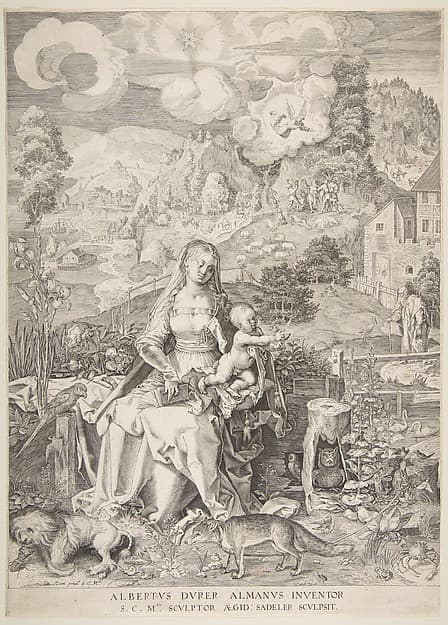 Virgin and Child in a Landscape