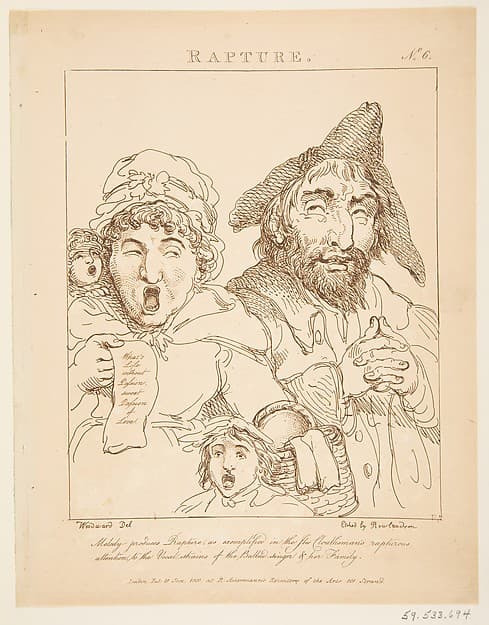 Rapture (Le Brun Travested, or Caricatures of the Passions)