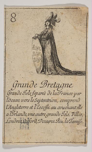 Grande Bretagne, from "Jeu de la Géographie"