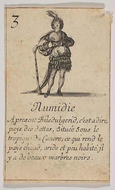 Numidie, from "Jeu de la Géographie"