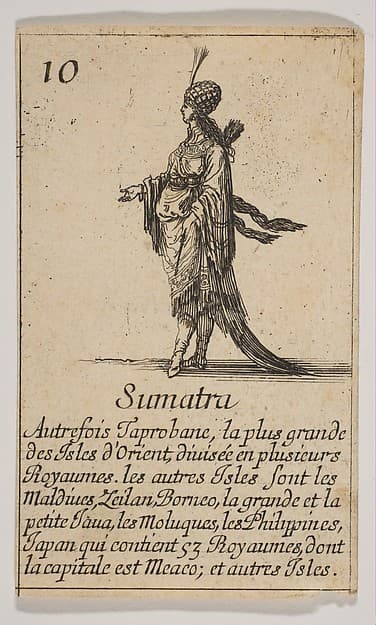Sumatra, from "Jeu de la Géographie"