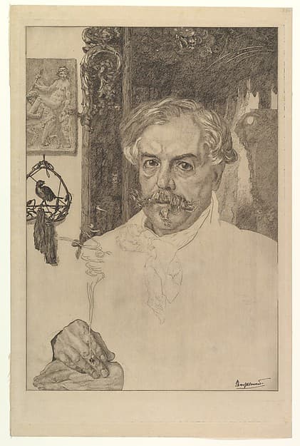 Portrait of Edmond de Goncourt