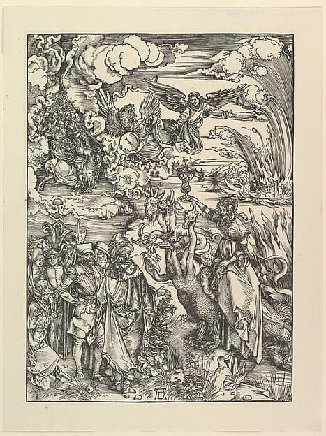 The Babylonian Whore, from The Apocalypse. Facsimile