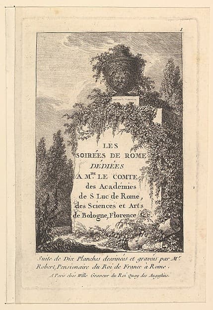 Title, "Les Soirées de Rome"