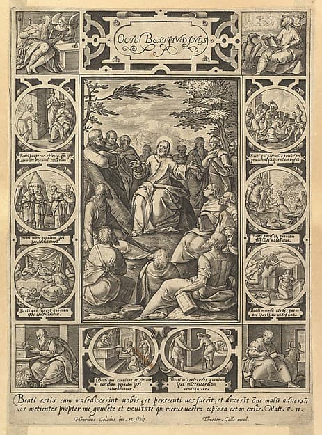 The Eight Beatitudes, from "Christian and Profane Allegories"