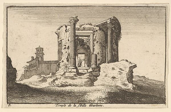 Temple of the Tiburtine Sybil, from "Roman Ruins"