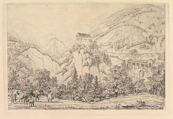 St Georgsberg near Switzerland in the Tyrol, after Klein