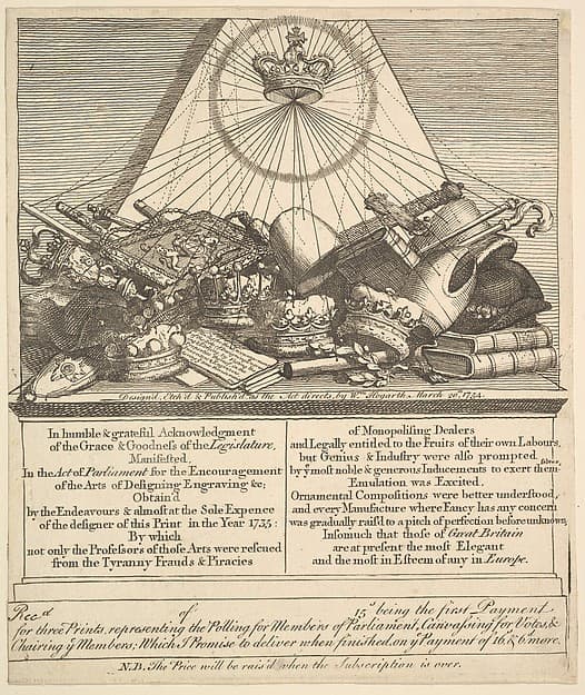 Crowns, Mitres, Maces, etc.