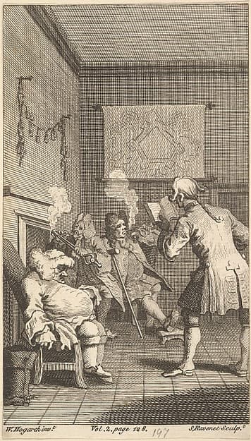 "Tristram Shandy," Frontispiece, Volume 1,