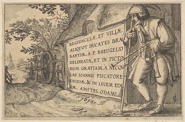 Titleplate to "Regiunculae et Villae Aliquot Ducatus Brabantiae"