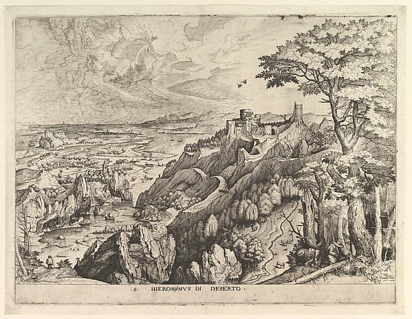 St. Jerome in the Wilderness (S. Hieronymus in Deserto) from The Large Landscapes