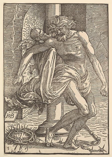 Christ with the Instruments of Torture Supported by a Little Angel