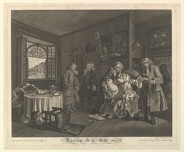 Marriage A-la-Mode, Plate VI