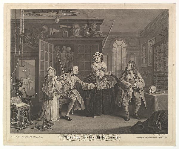 Marriage A-la-Mode, Plate III
