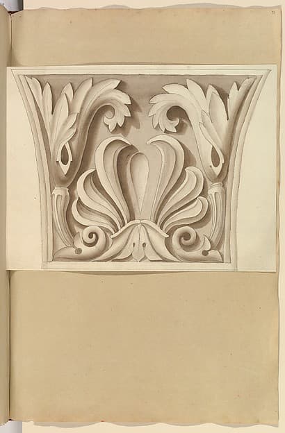 Capital of a Column with Anthemion
