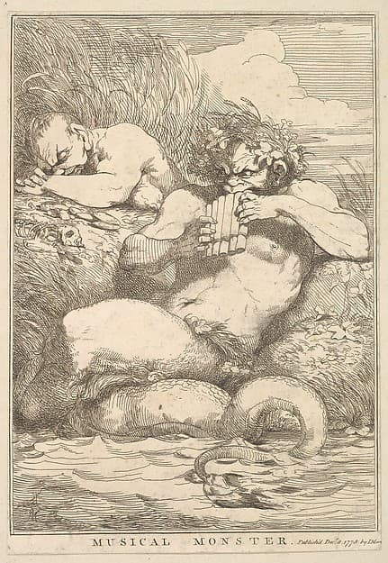 Musical Monster (from "Fifteen Etchings Dedicated to Sir Joshua Reynolds")