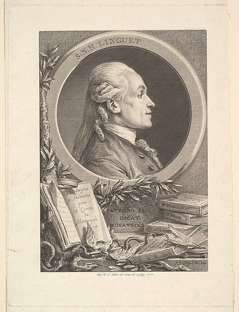 Portrait of Simon-Nicolas-Henri Linguet