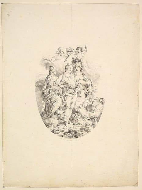 Allegory of Louis XVI on the Occasion of his Accession to the Throne of France in 1774