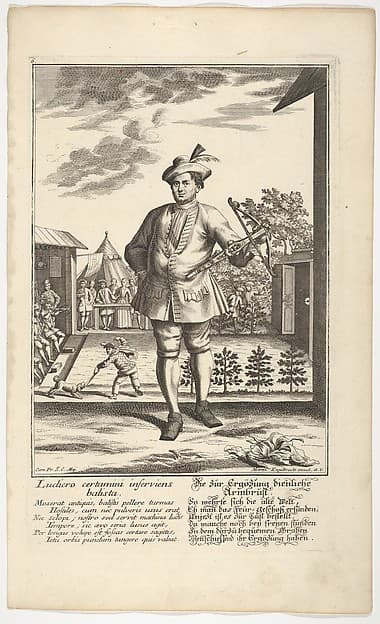 Man Holding a Crossbow