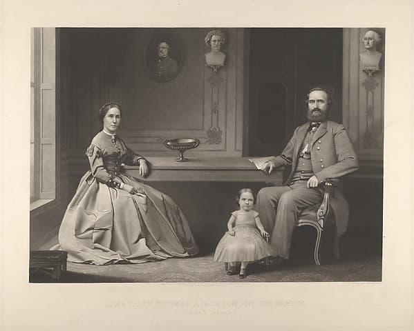 Lieutenant General Thomas J. Jackson and His Family ("Stonewall Jackson")