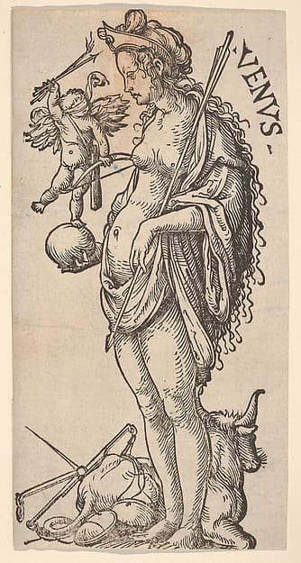 Venus with Libra and Taurus, from "The Seven Planets"