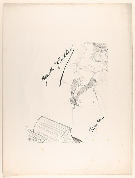 Frontispiece - Yvette Guilbert before the Prompter's Box