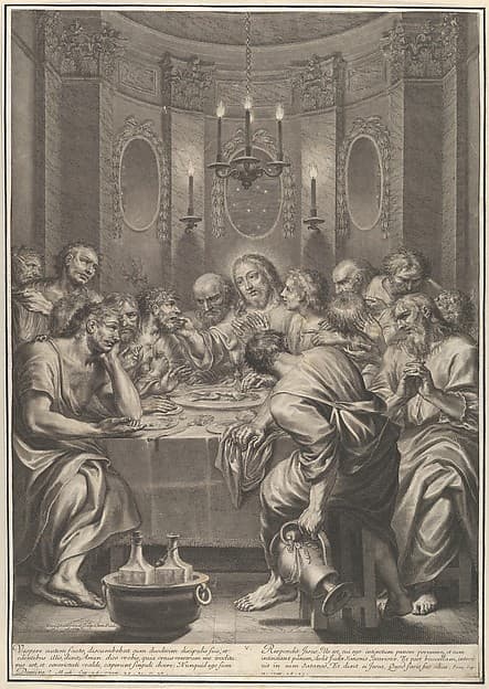 The Last Supper, from The Passion of Christ, plate 5