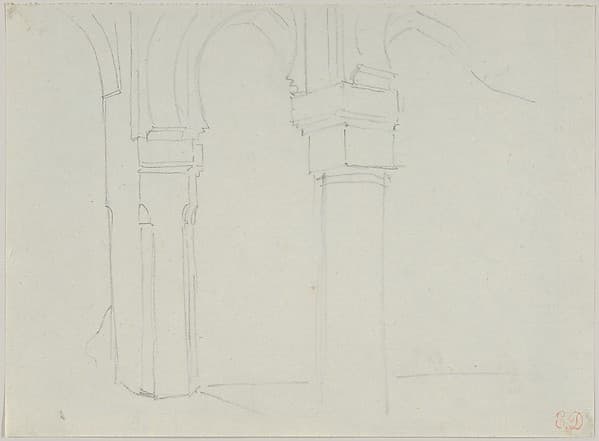 Study of a Moorish Arcade, Spain