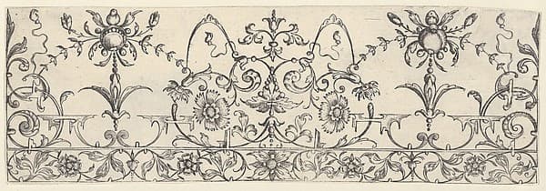 Friezes with Birds, Flowers and Meandering Wreaths and Scrolls (9)