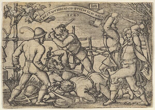 Peasants' Brawl from The Peasants' Feast or the Twelve Months