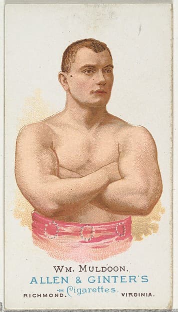 William Muldoon, Wrestler, from World's Champions, Series 1 (N28) for Allen & Ginter Cigarettes