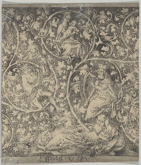 Ornamental Engraving with the Tree of Jesse