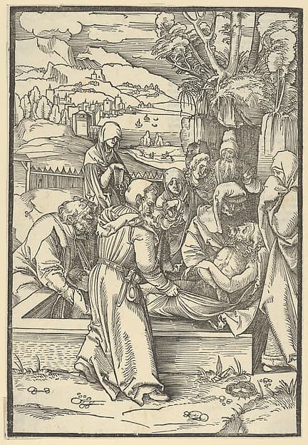 The Entombment, from Speculum passionis domini nostri Ihesu Christi