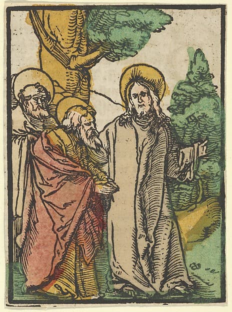 Christ Talking to the Disciples, 5, from Das Plenarium